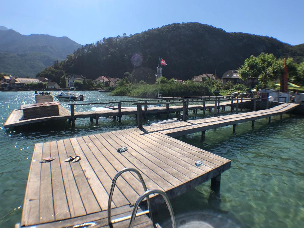 Studio Les Pieds Dans L'Eau Au Bord Du Lac D'Annecy Duingt Kültér fotó