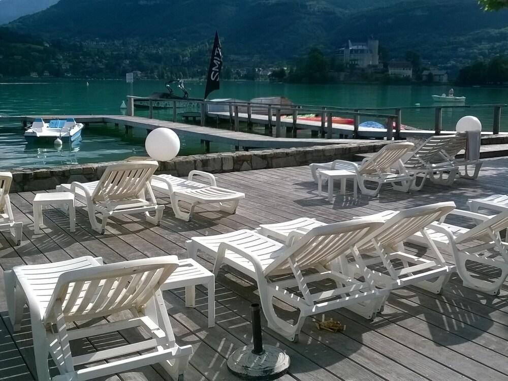 Studio Les Pieds Dans L'Eau Au Bord Du Lac D'Annecy Duingt Kültér fotó