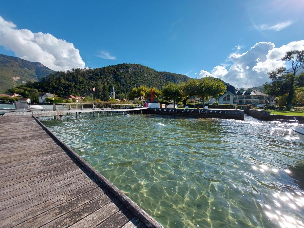 Studio Les Pieds Dans L'Eau Au Bord Du Lac D'Annecy Duingt Kültér fotó