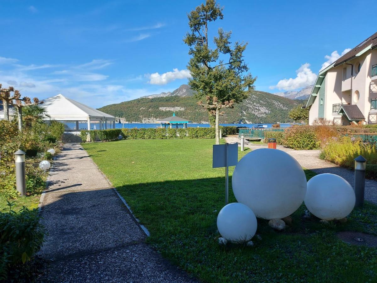 Studio Les Pieds Dans L'Eau Au Bord Du Lac D'Annecy Duingt Kültér fotó