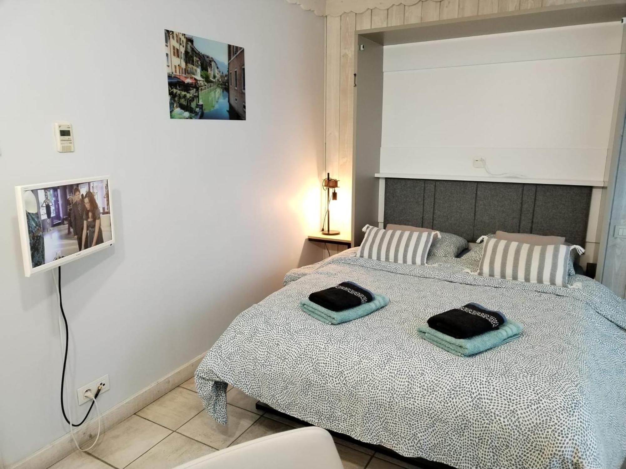 Studio Les Pieds Dans L'Eau Au Bord Du Lac D'Annecy Duingt Kültér fotó
