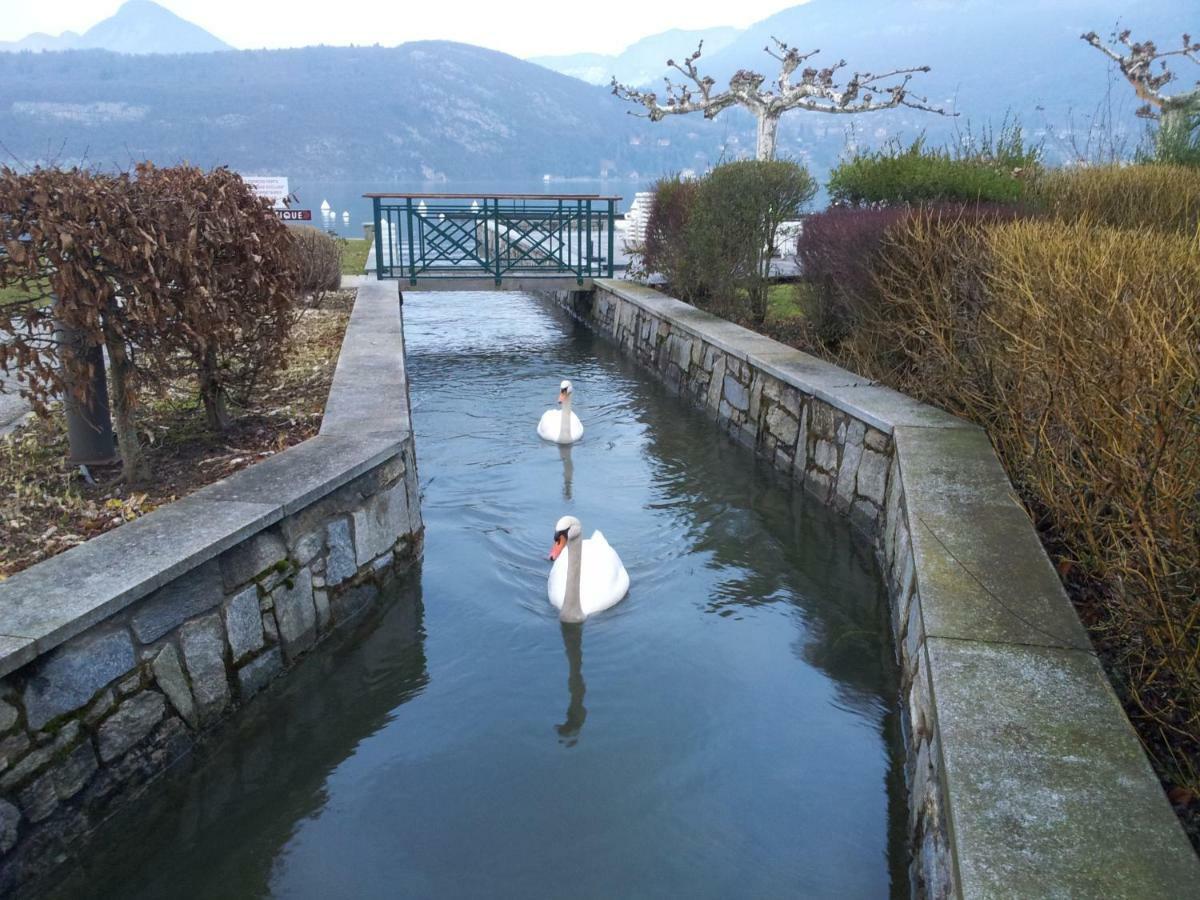 Studio Les Pieds Dans L'Eau Au Bord Du Lac D'Annecy Duingt Kültér fotó