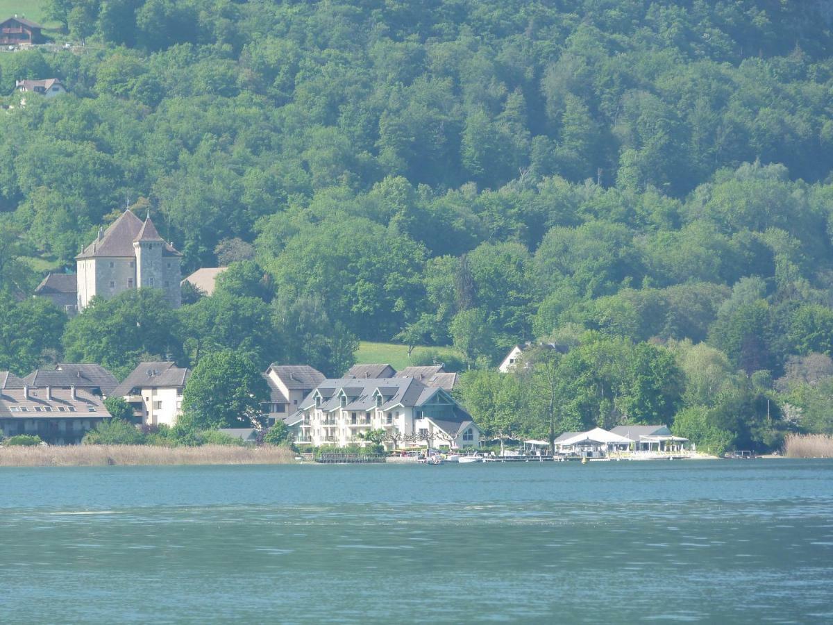 Studio Les Pieds Dans L'Eau Au Bord Du Lac D'Annecy Duingt Kültér fotó
